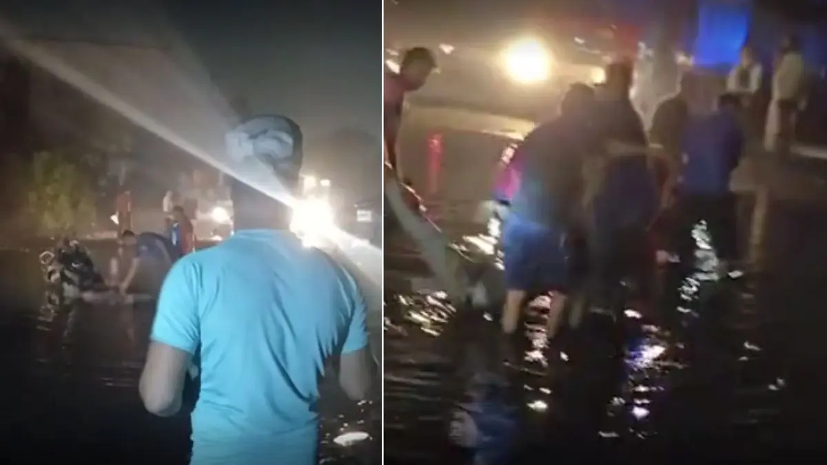 અમદાવાદમાં વરસાદી પાણીમાં કરંટ લાગતા સ્કુટર સવાર યુવક-યુવતિના મોતઃ તંત્રની ઘોર બેદરકારી