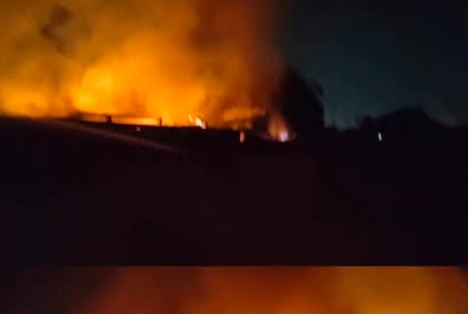 સોનલબેન ખાખરાવાળાની સાંતેજ GIDC સ્થિત  ફેક્ટરીમાં ભીષણ આગ