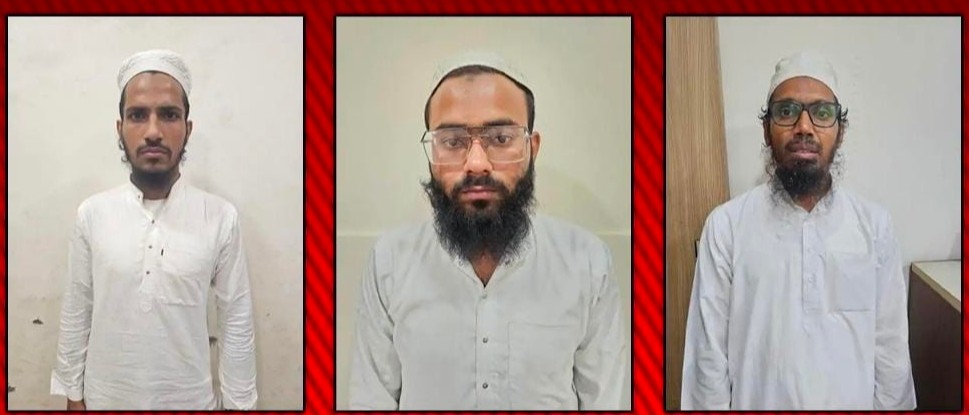 ગુજરાત ATS એ 3 આતંકવાદી ઝડપ્યા, મોટા આતંકી હુમલાની યોજના બનાવી હતી