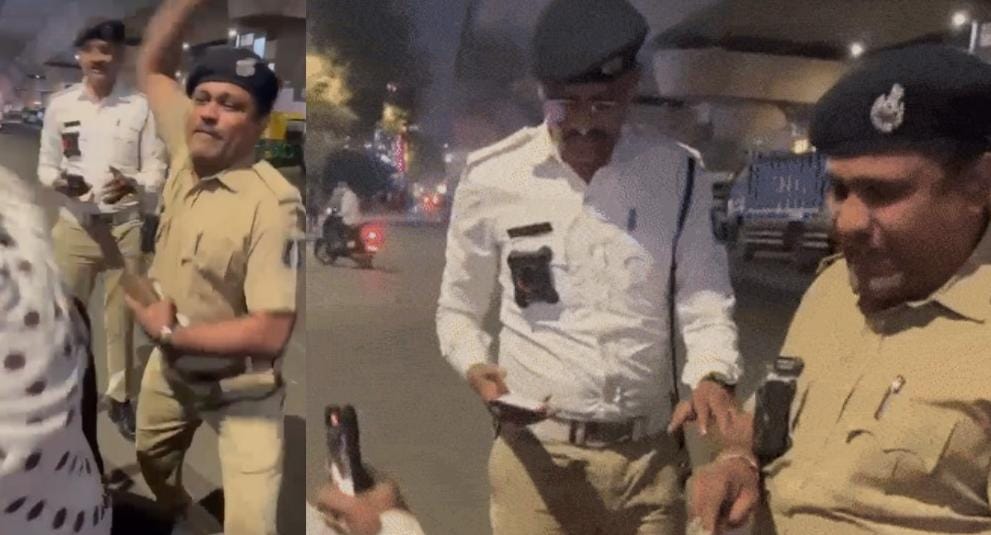 અમદાવાદ: પાલડીમાં રસ્તા વચ્ચે મહિલાને લાફો મારનાર હેડ કોન્સ્ટેબલ સસ્પેન્ડ, વીડિયો વાયરલ થયા બાદ કાર્યવાહી